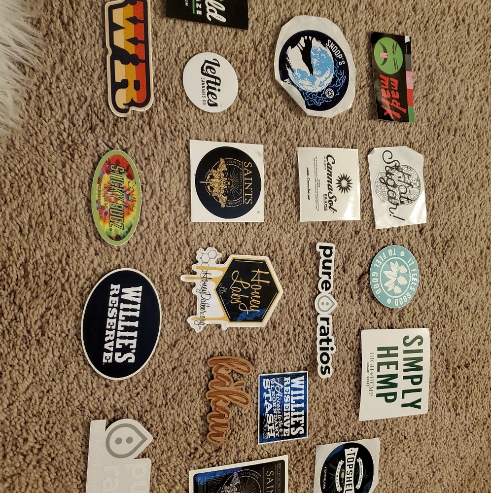 Cannabis stickers